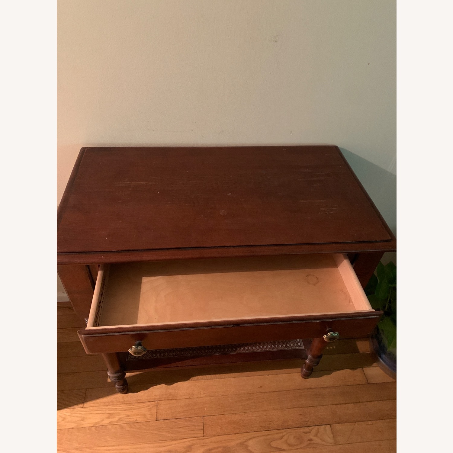 Ethan Allen Solid Wood Side Table - image-2