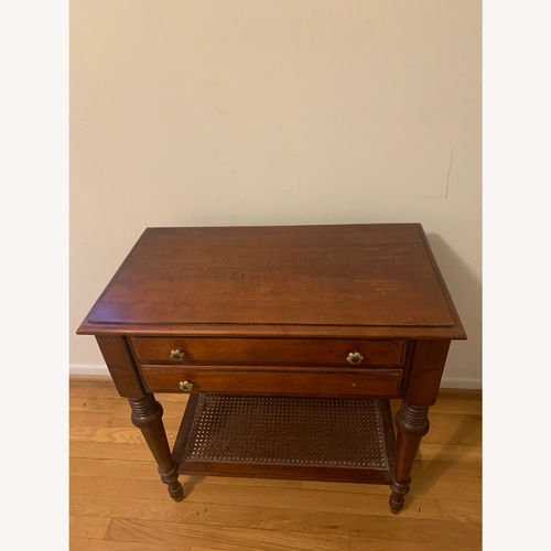 Used Ethan Allen Solid Wood Side Table for sale on AptDeco
