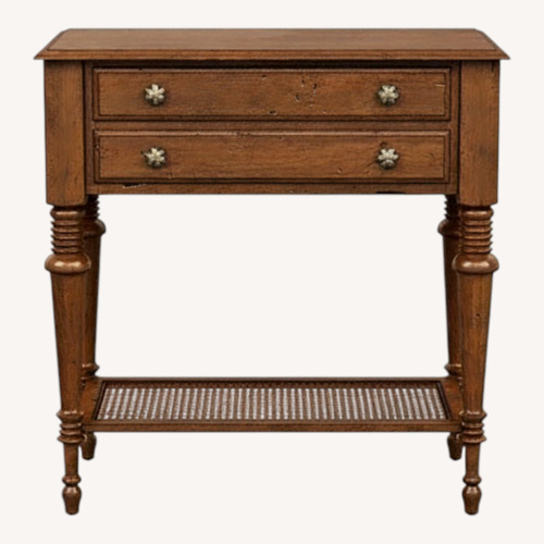 Used Ethan Allen Solid Wood Side Table for sale on AptDeco