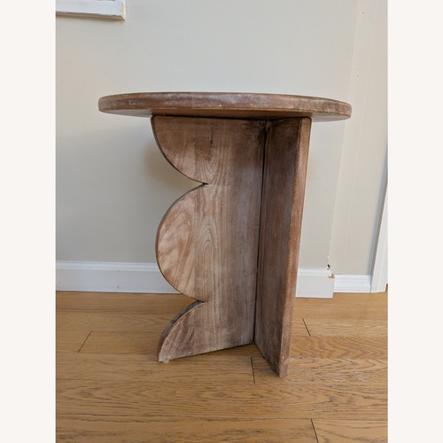 Used Urban Outfitters Runa Natural Wood Side Table for sale on AptDeco
