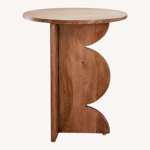 Used Urban Outfitters Runa Natural Wood Side Table for sale on AptDeco
