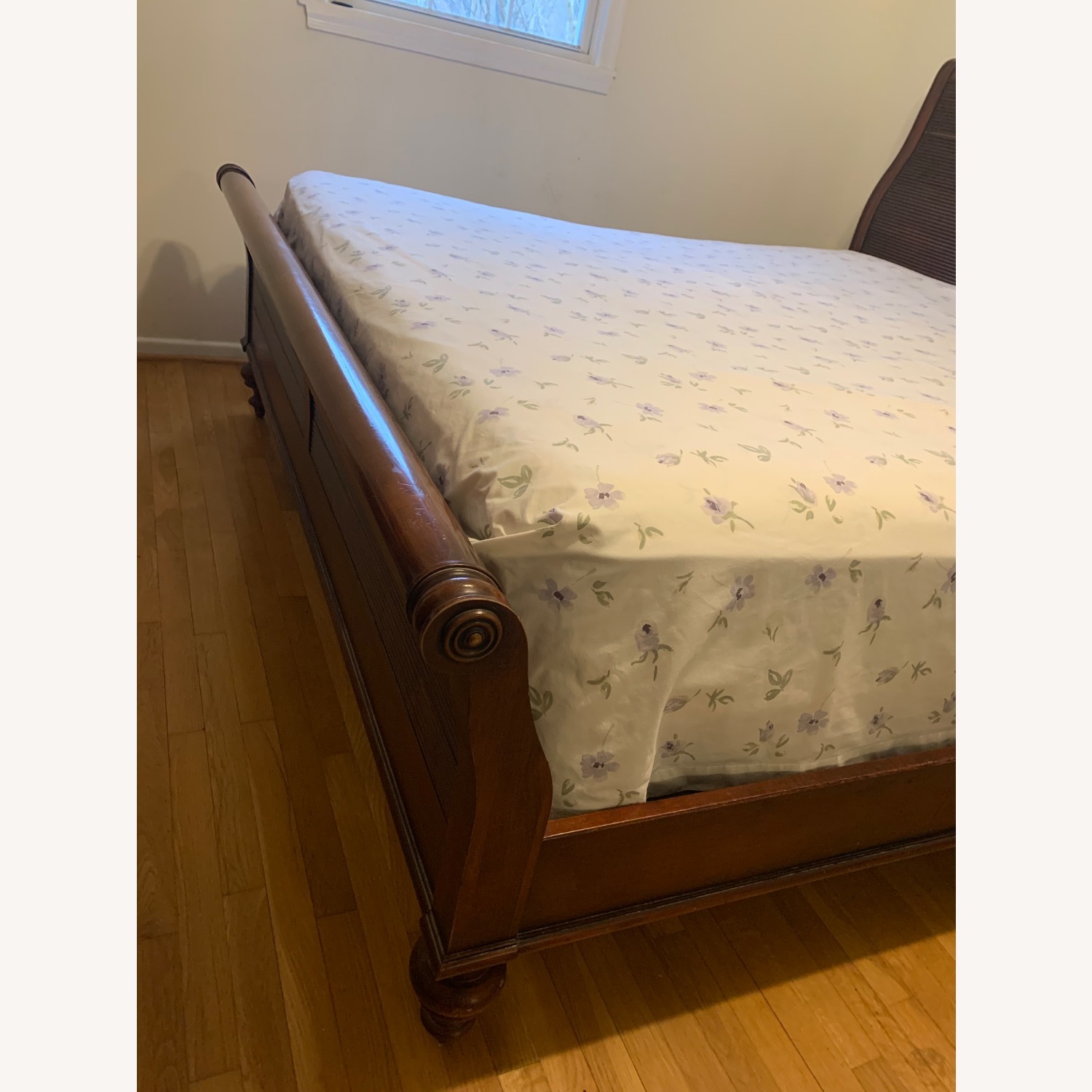 Solid Wood King Bed - image-2