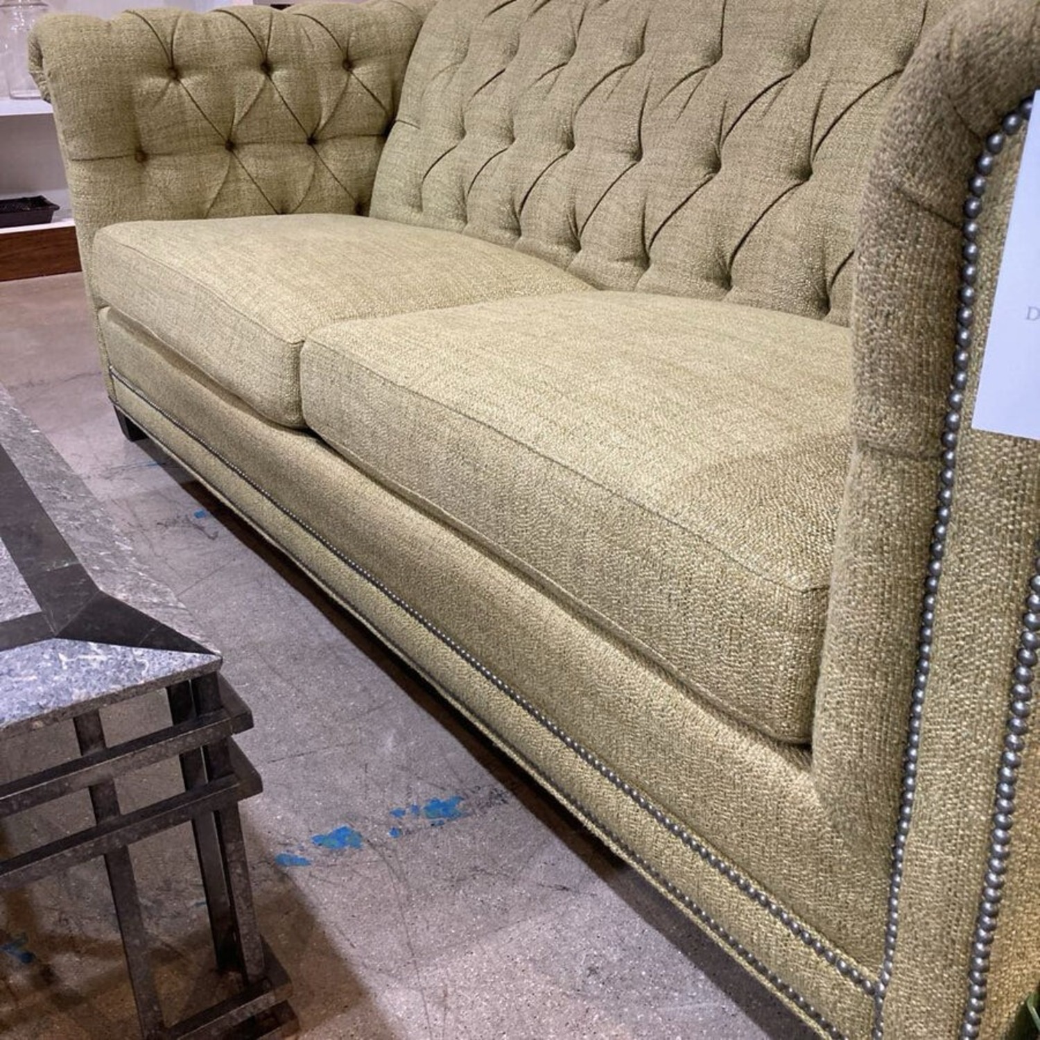 Arhaus Tufted Chesterfield Rollarm Sleeper Sofa - image-6