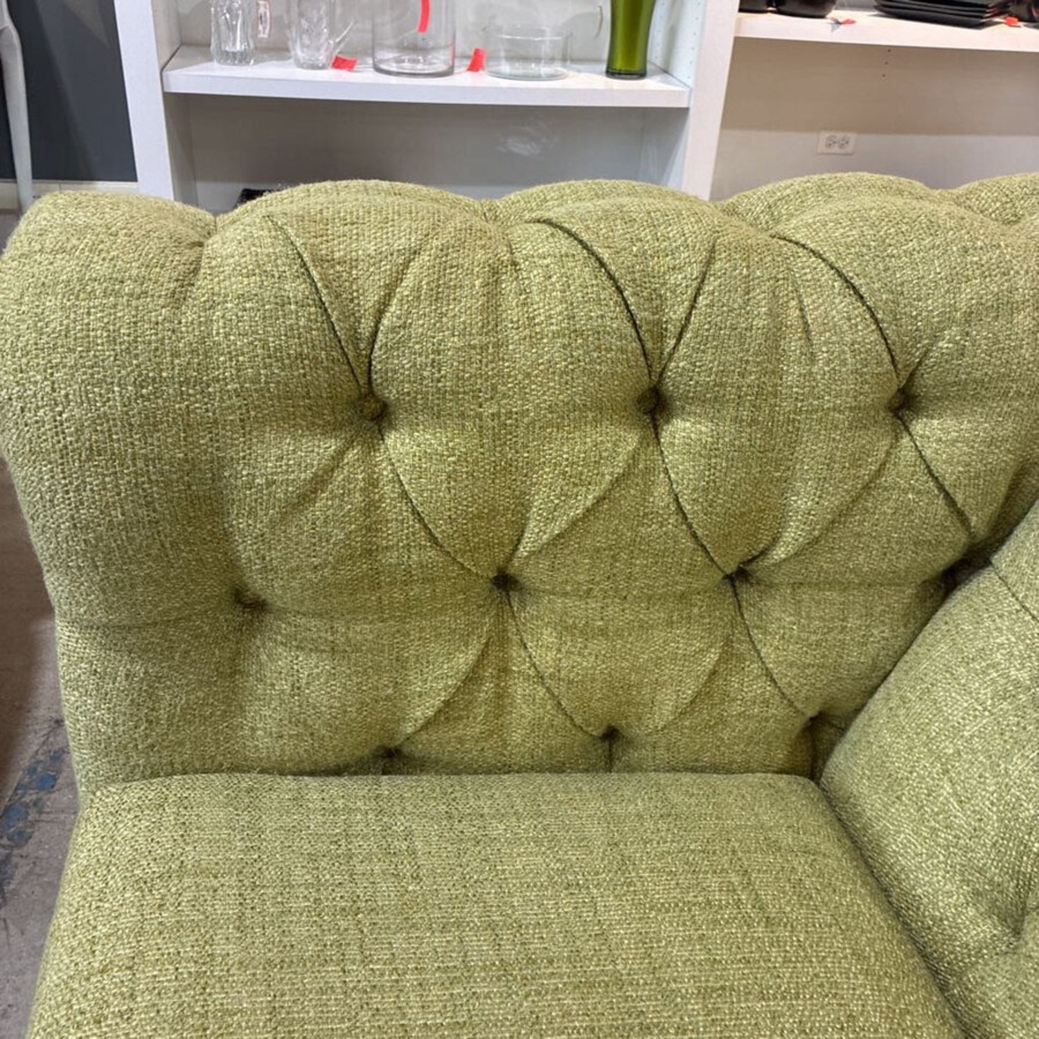 Arhaus Tufted Chesterfield Rollarm Sleeper Sofa - image-7