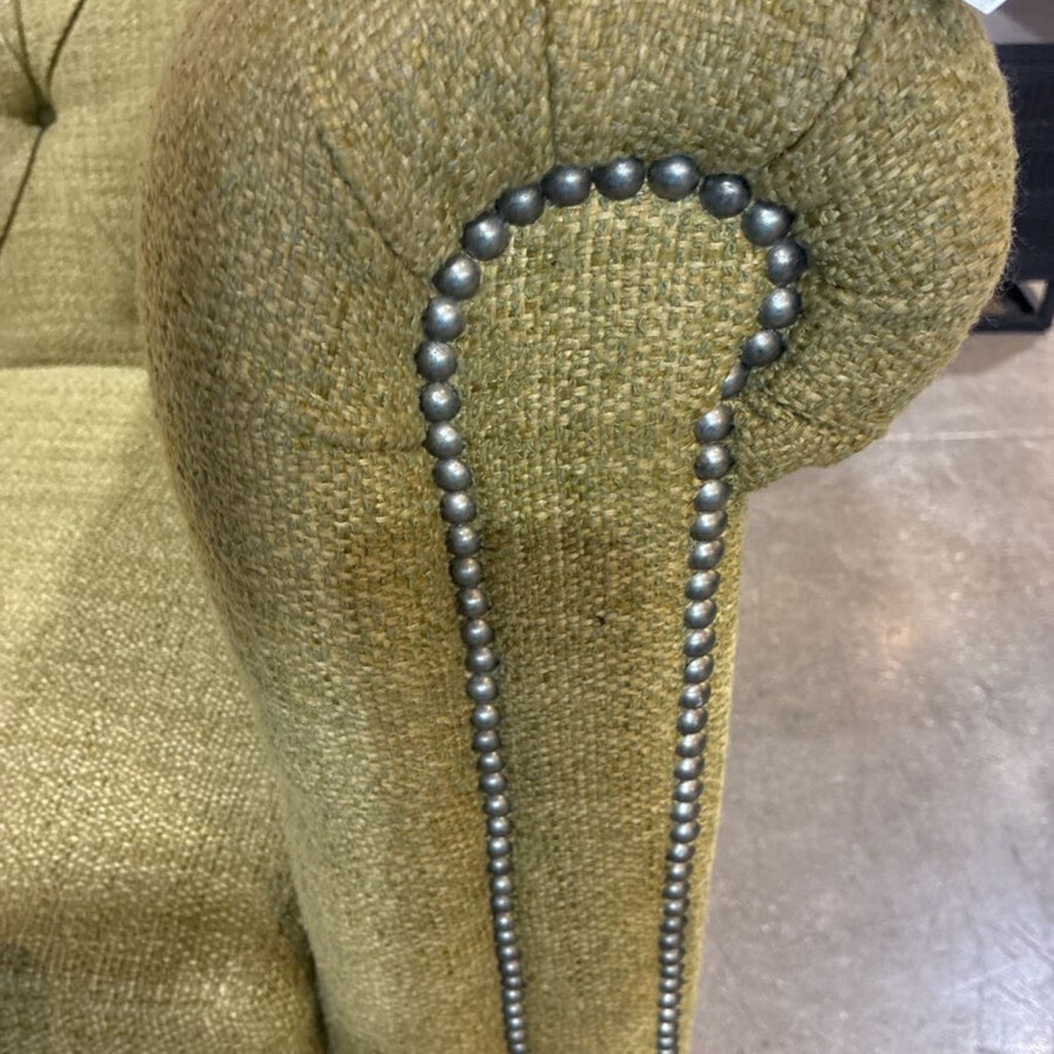 Arhaus Tufted Chesterfield Rollarm Sleeper Sofa - image-8