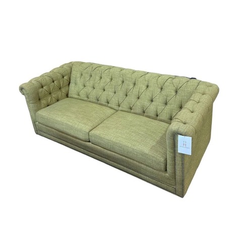 Used Arhaus Tufted Chesterfield Rollarm Sleeper Sofa for sale on AptDeco