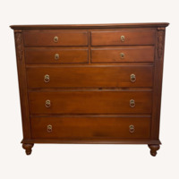 Ethan Allen Dark Brown Wood Dresser