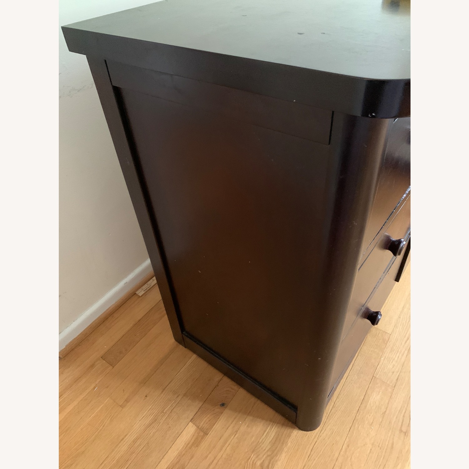 Dark Brown Wood Dresser - image-3