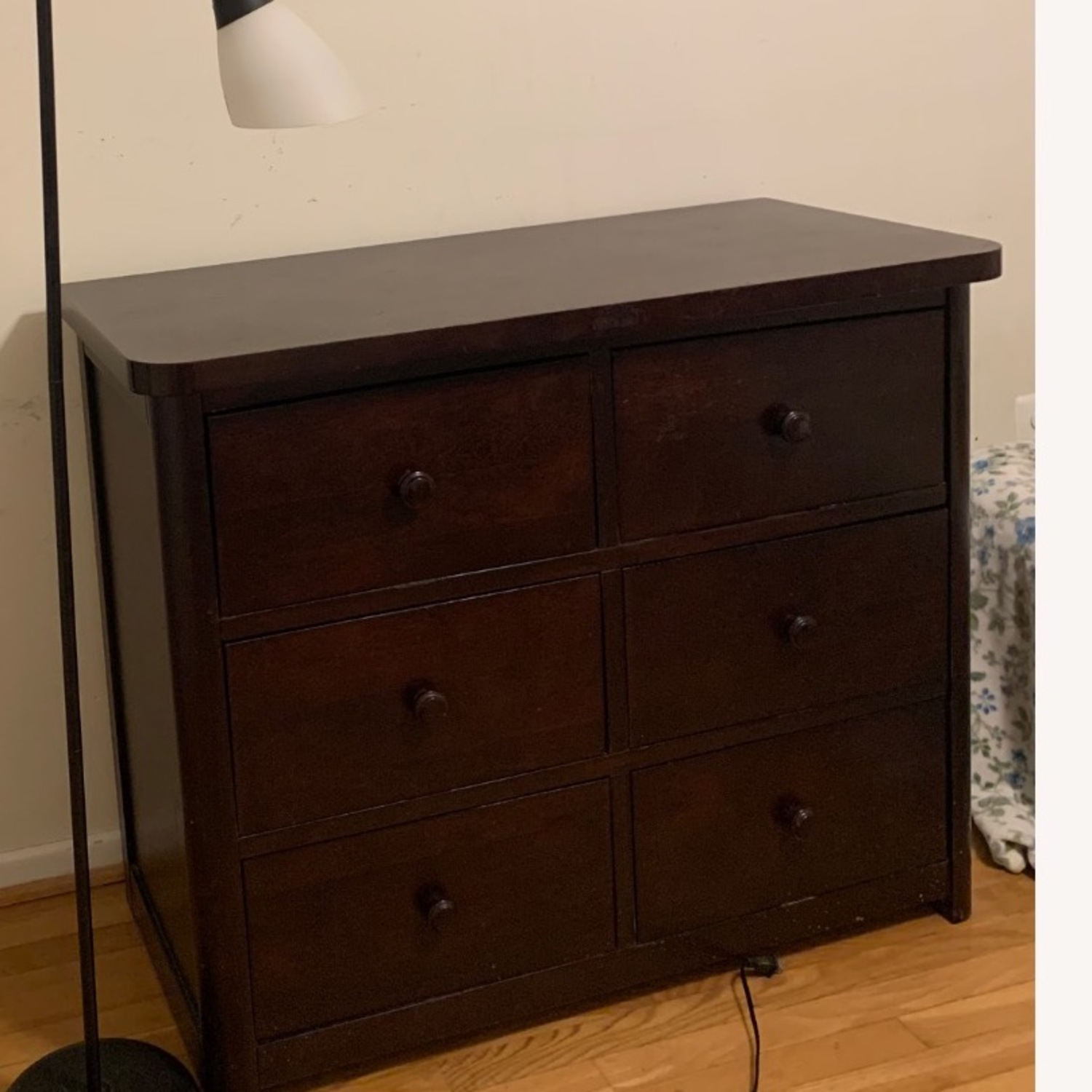 Dark Brown Wood Dresser - image-2