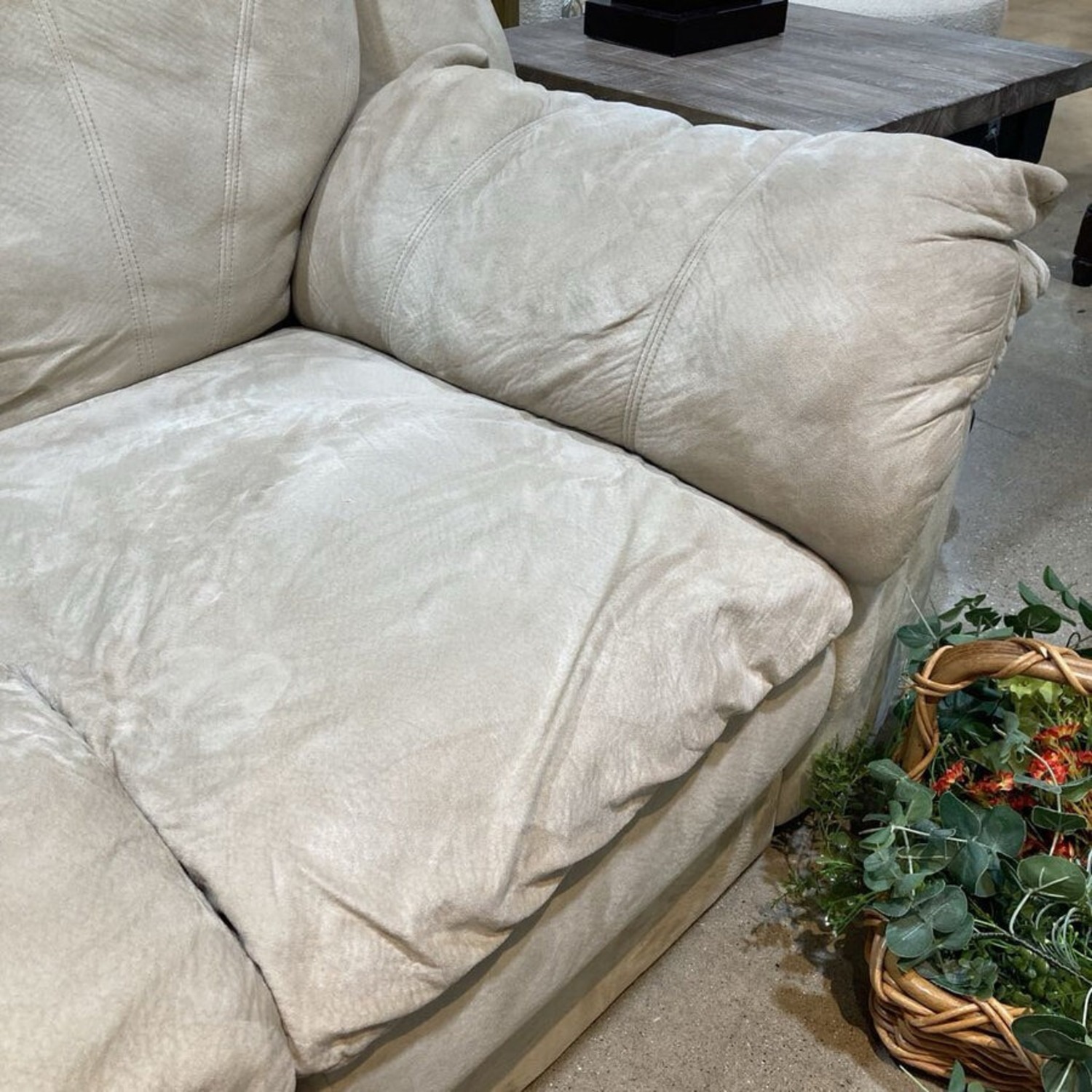 Plush Microfiber Two-Seat Loveseat - image-8