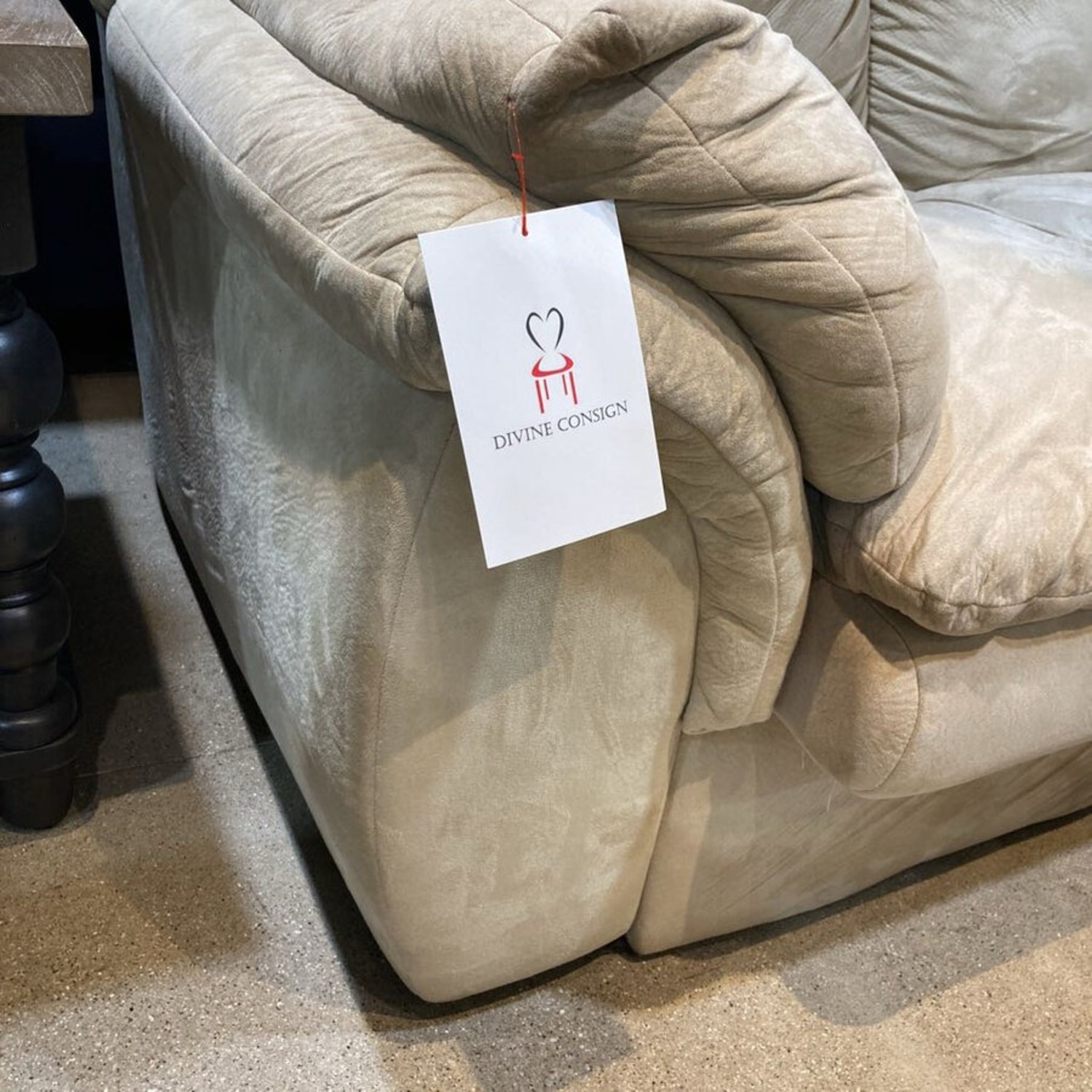 Plush Microfiber Two-Seat Loveseat - image-10