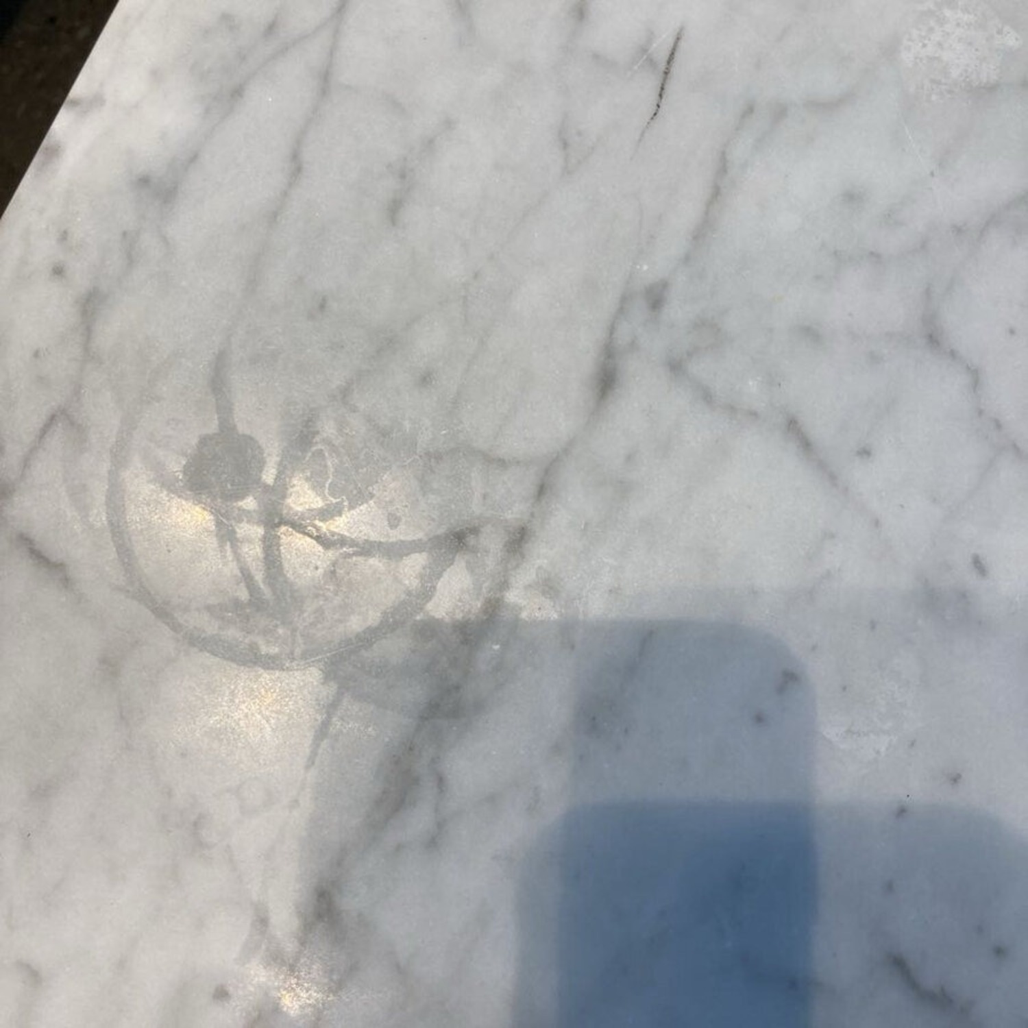 West Elm Reeve Marble Top Coffee Table - image-5