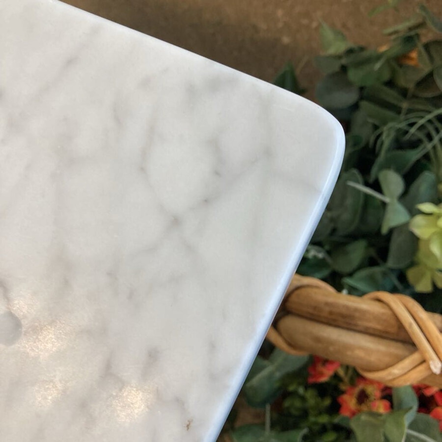 West Elm Reeve Marble Top Coffee Table - image-8