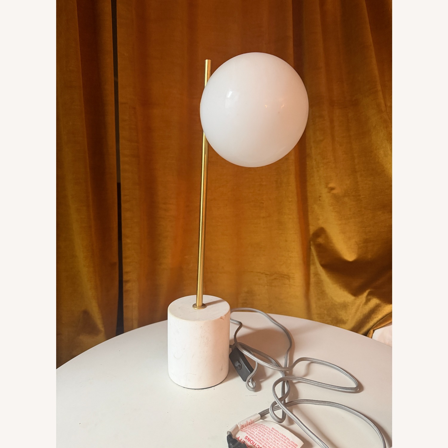 West Elm Sphere & Stem Table Lamp - image-5