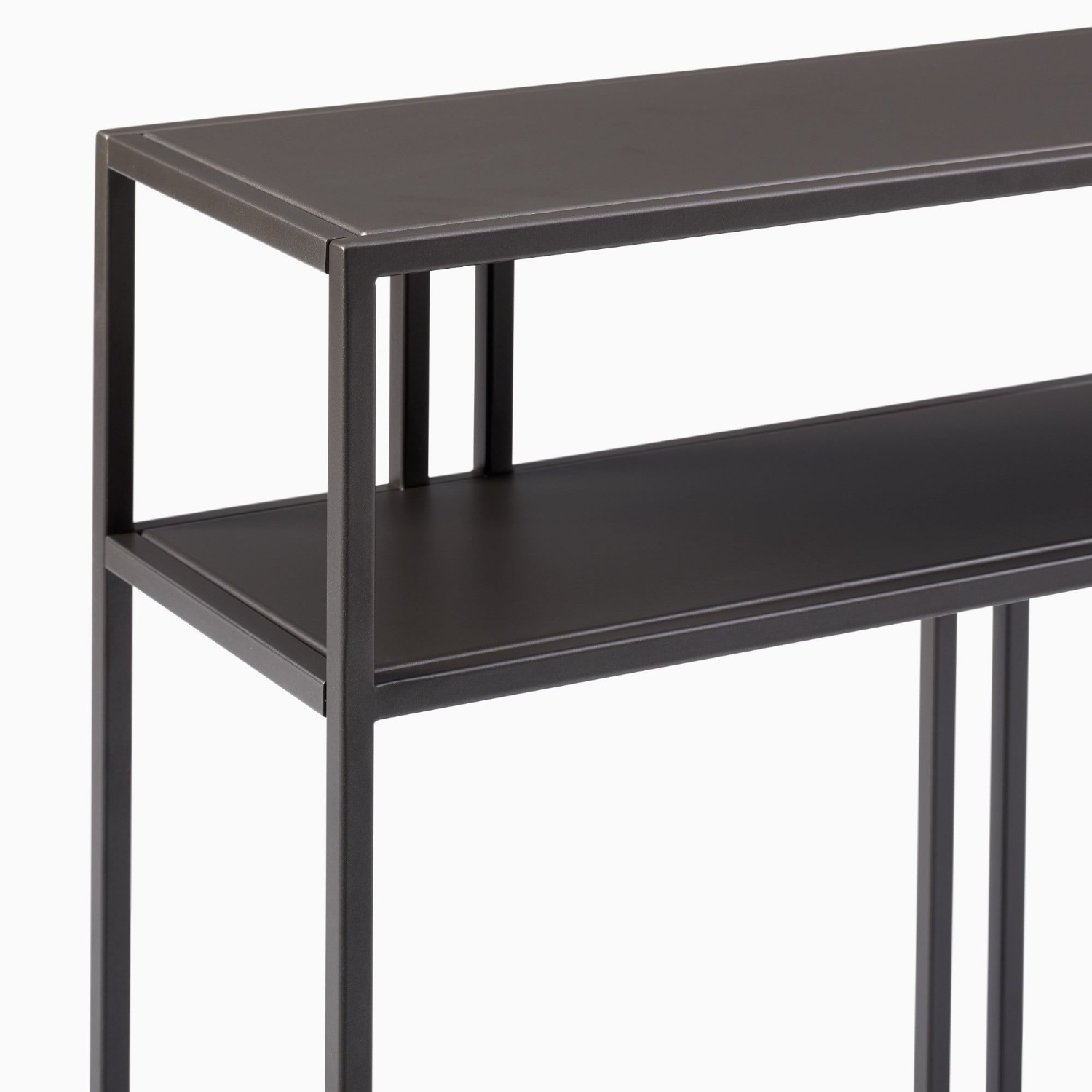 West Elm Black Profile Narrow Console Table - image-2