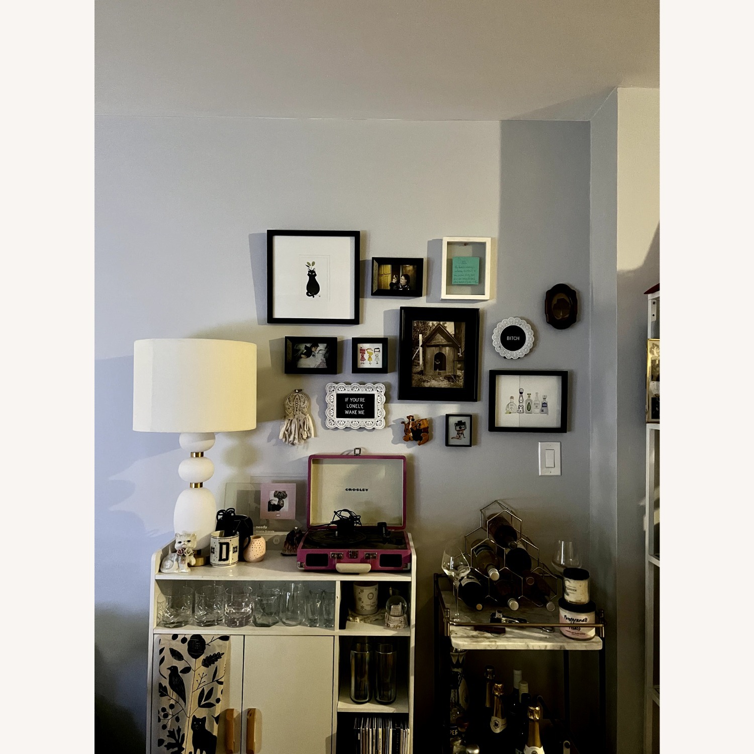 White Floor Storage Cabinet Free Standing Chest - image-6