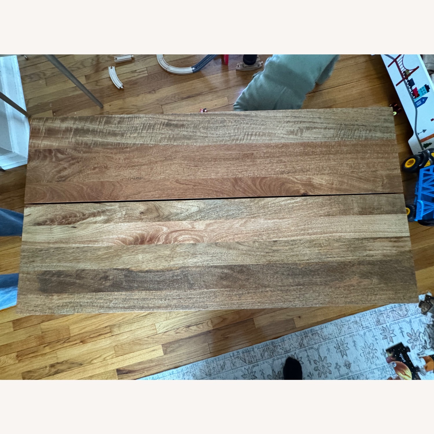 West Elm Industrial Storage Pop Up Table  - image-8