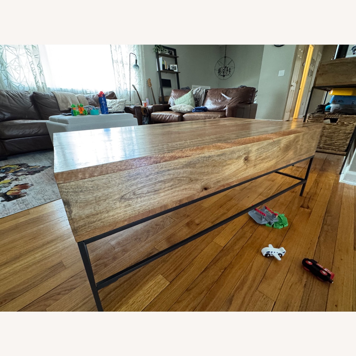 West Elm Industrial Storage Pop Up Table  - image-12