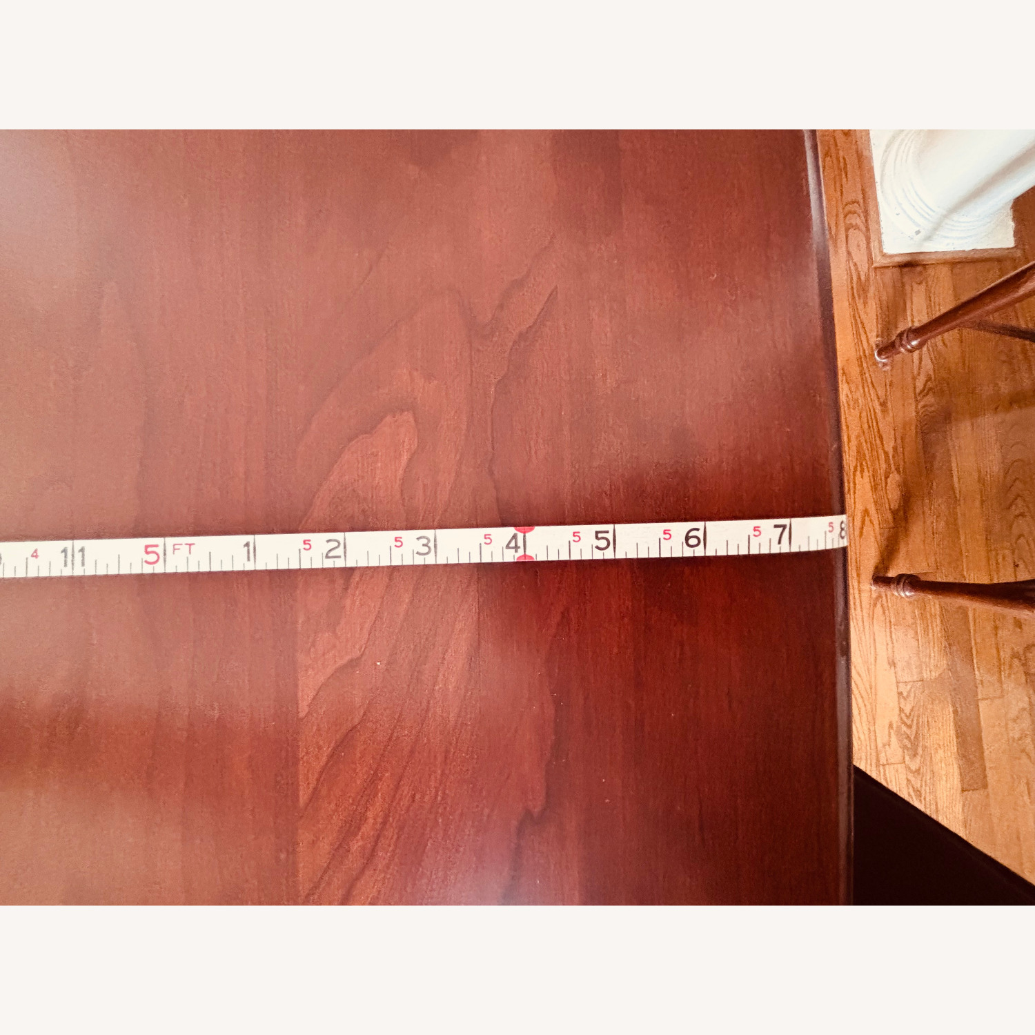 Vintage/Antique Dark Brown Wood Dining Set - image-3