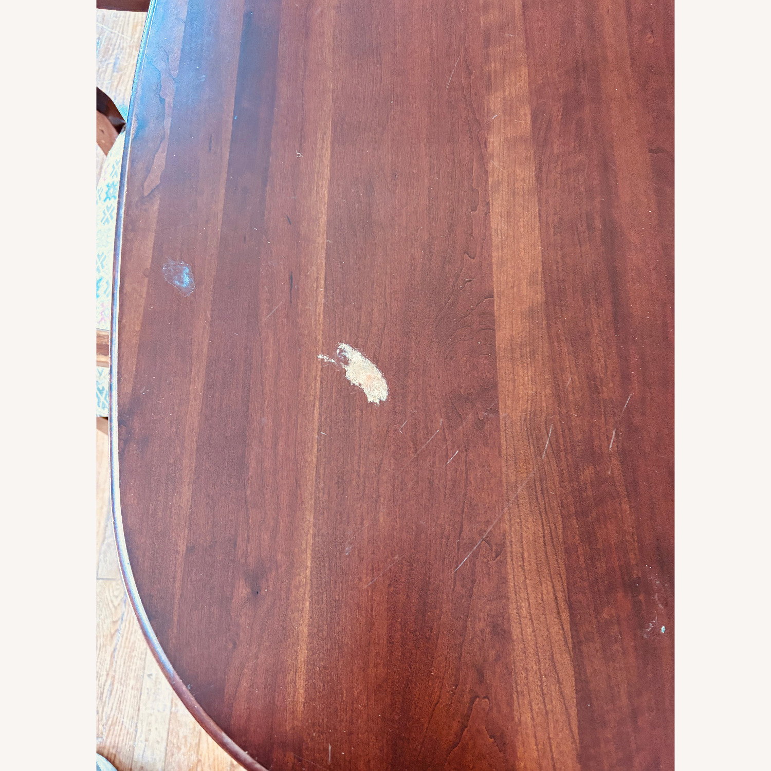 Vintage/Antique Dark Brown Wood Dining Set - image-4