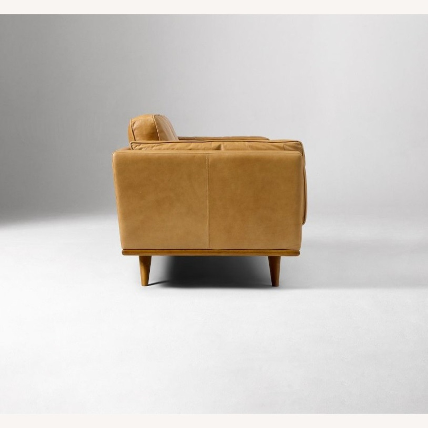 West Elm Zander 90" Sofa in Tan Charme Leather  - image-6