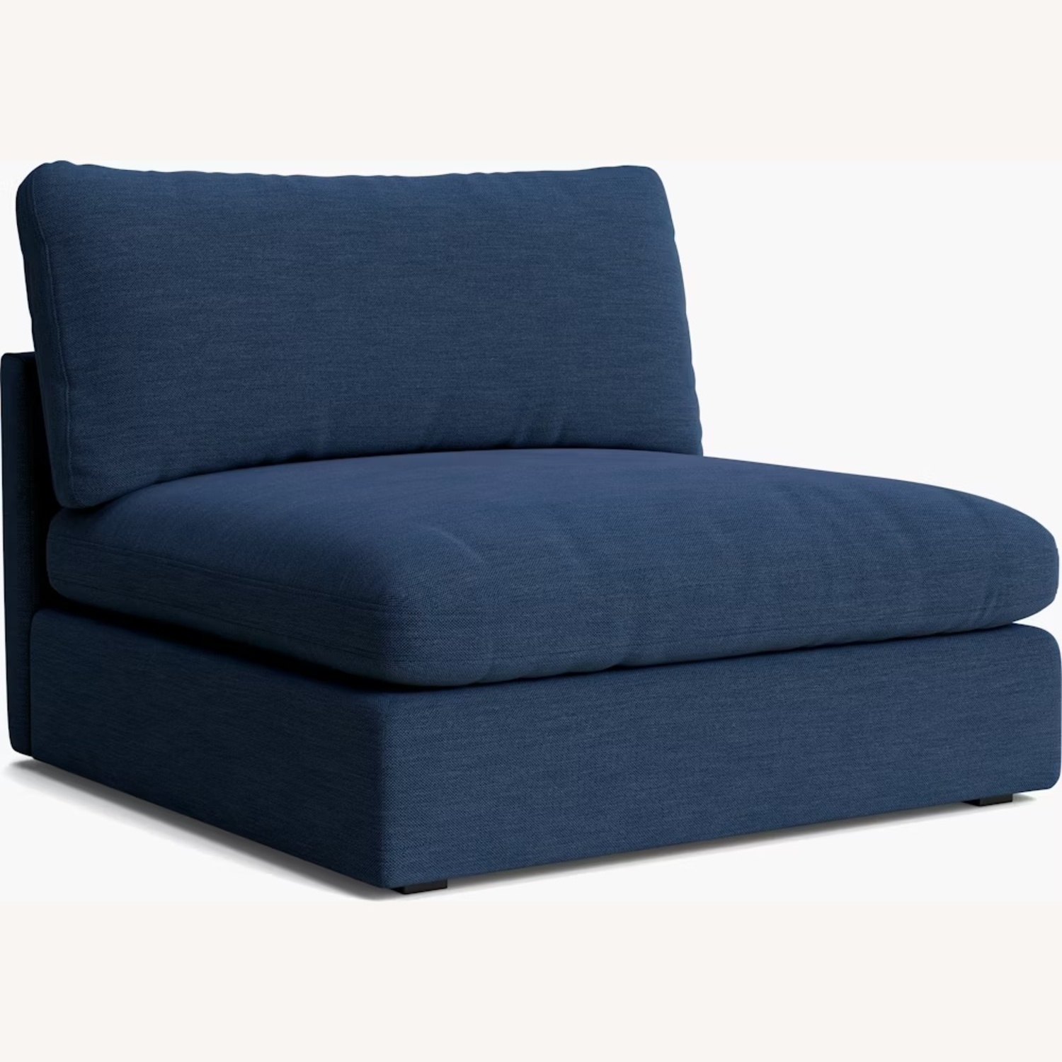 Design Within Reach Blue Fabric Chair and a Half - image-8