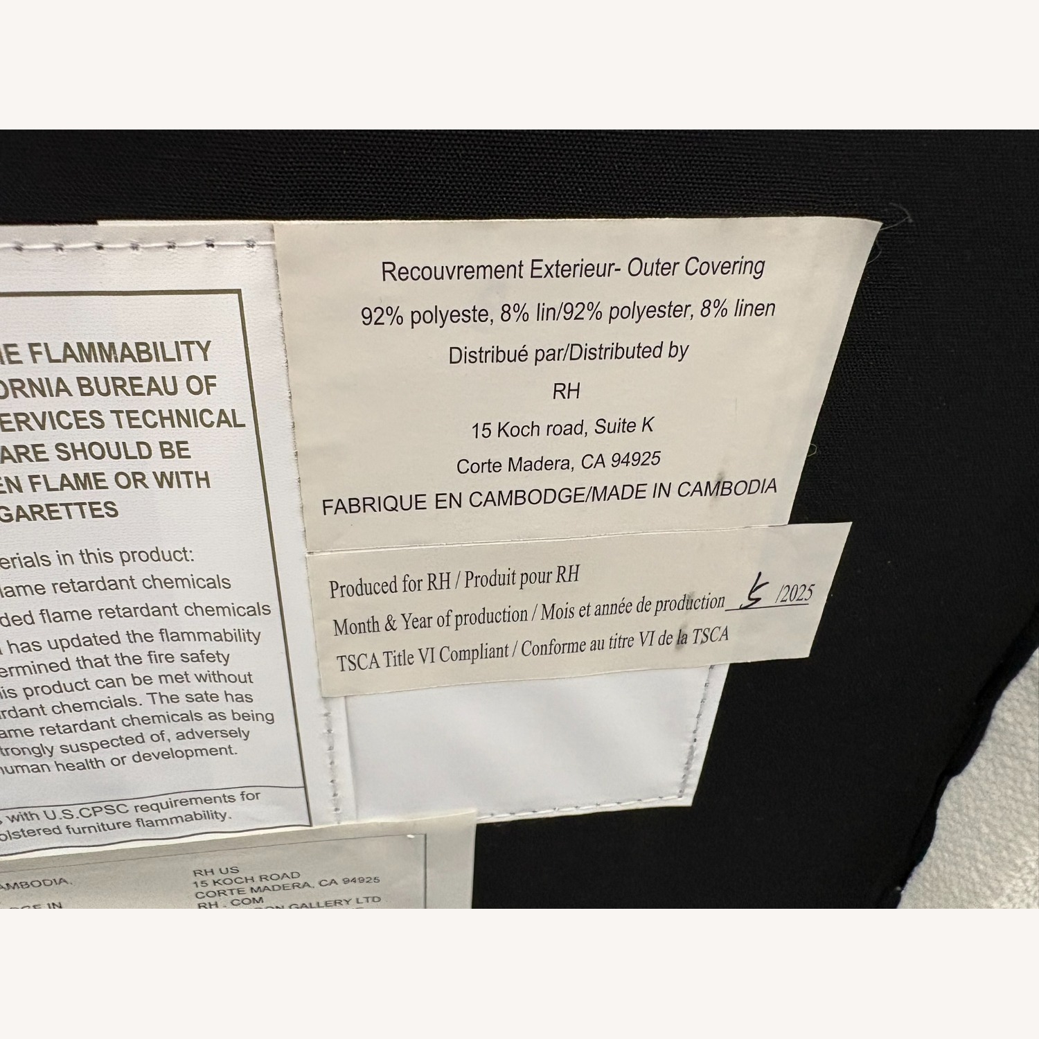 RH Ellison High-Back Fabric Dining Side Chair - image-6