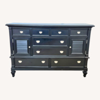 Black Long Dresser