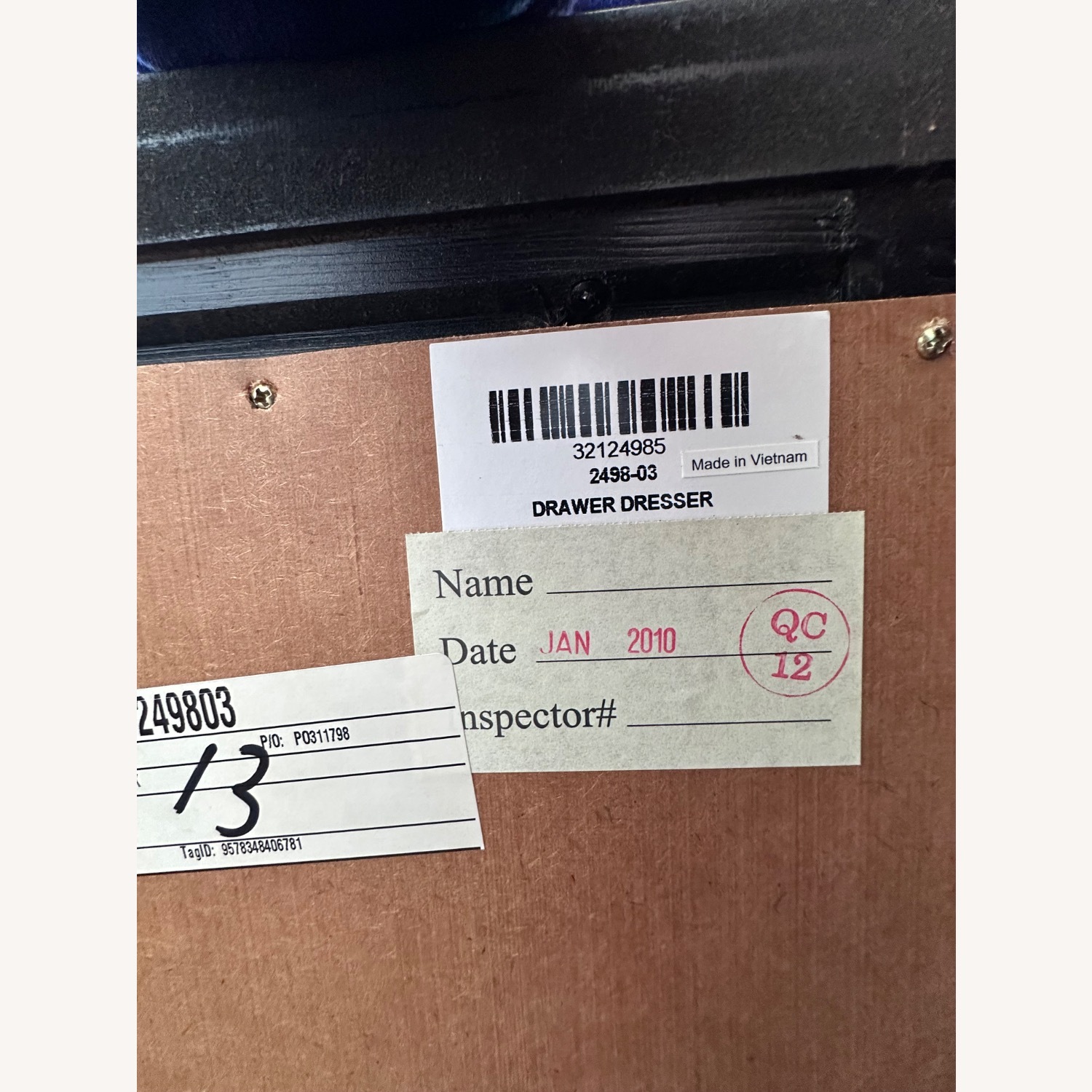 Black Long Dresser - image-5