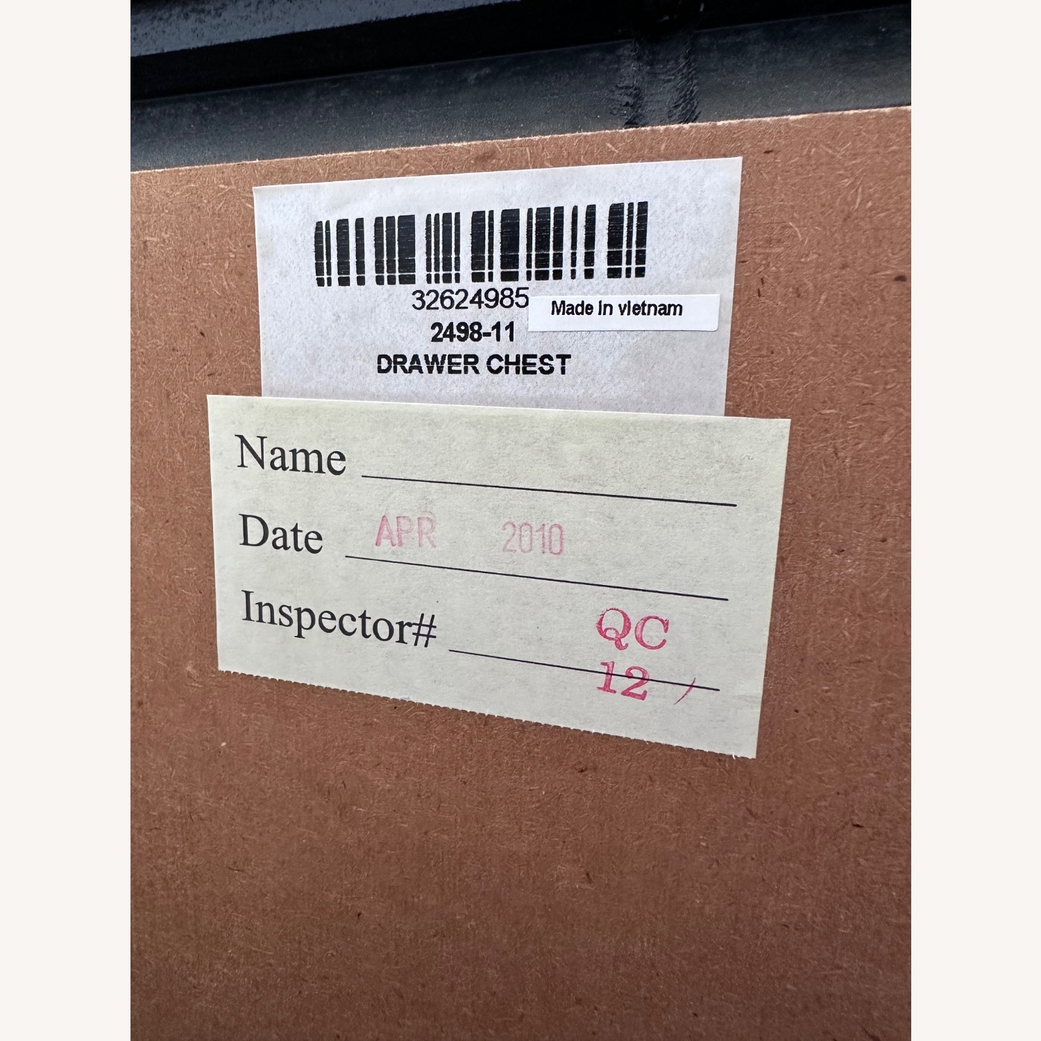 Black Wood Dresser - image-1