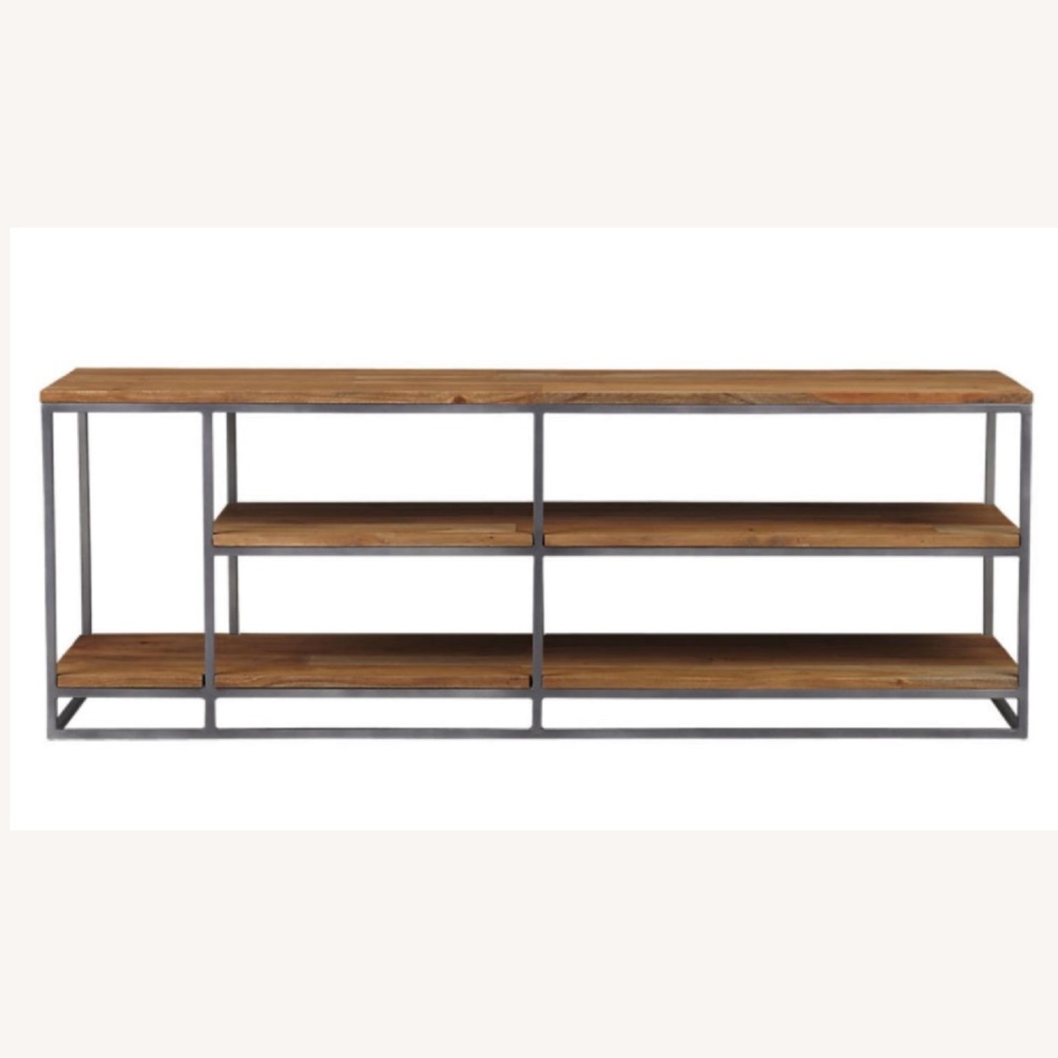 CB2 Framework Dark Brown Wood Credenza - image-1