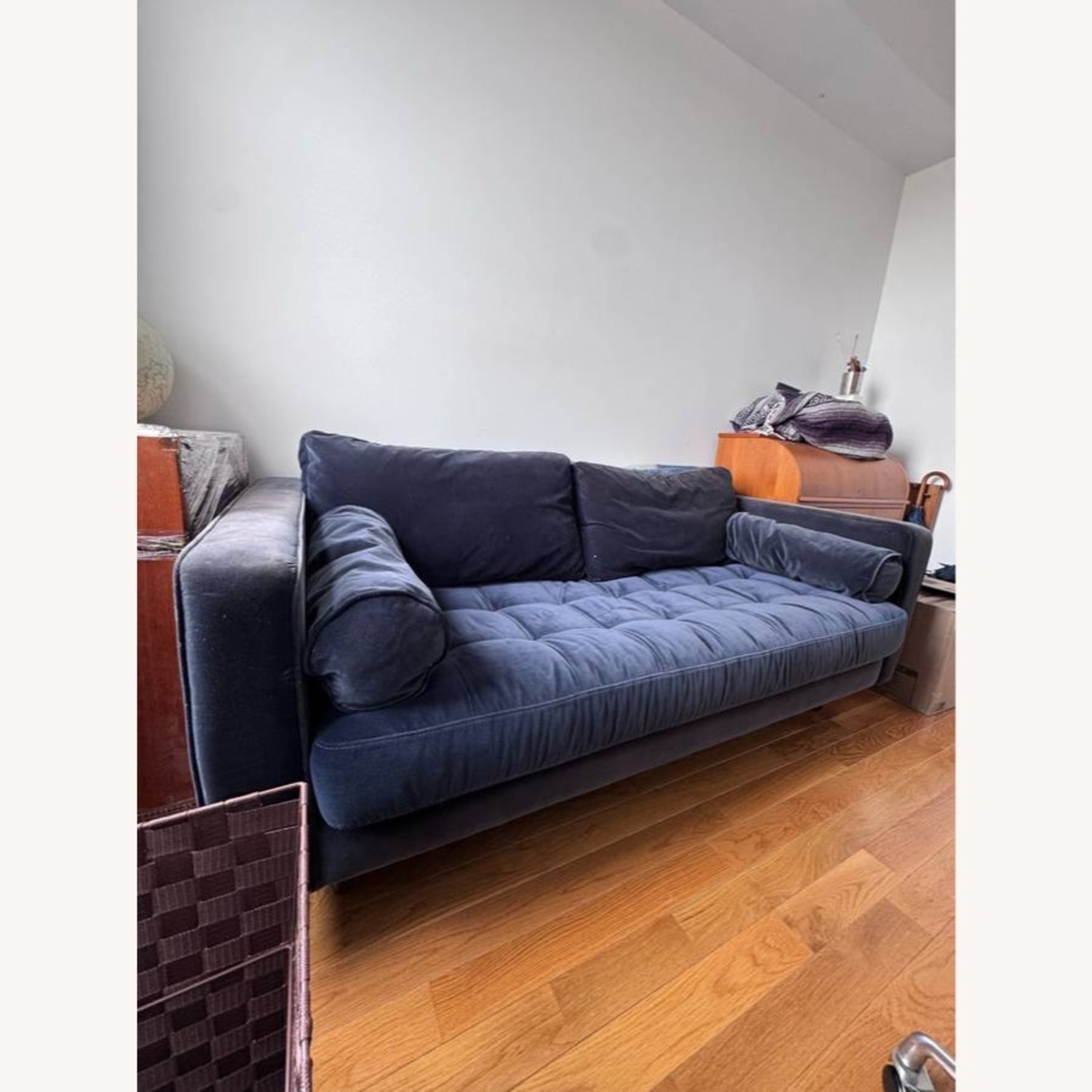 Article Sven Blue Velvet 2 Seater Sofa - image-2