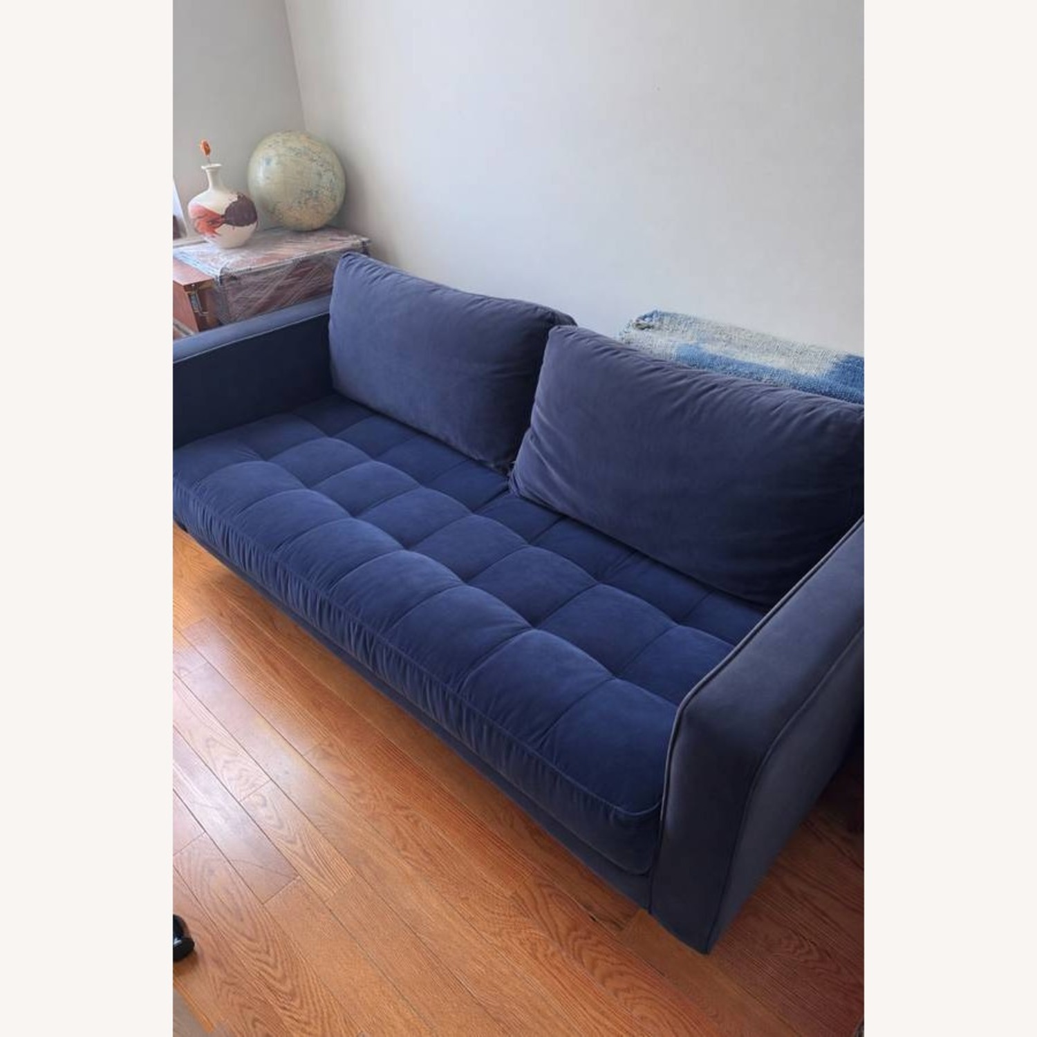 Article Sven Blue Velvet 2 Seater Sofa - image-1
