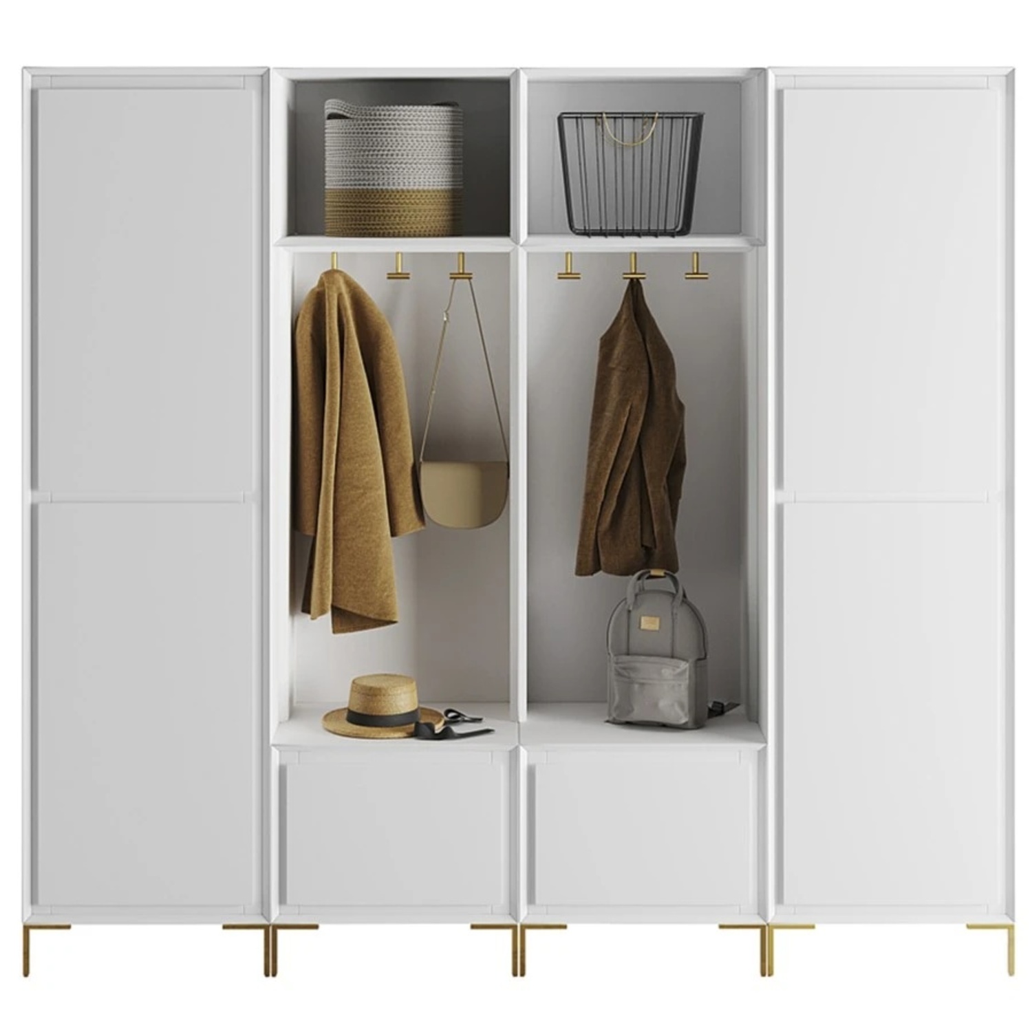 West Elm Nolan Entry Way 4-Piece Cabinet System - image-4