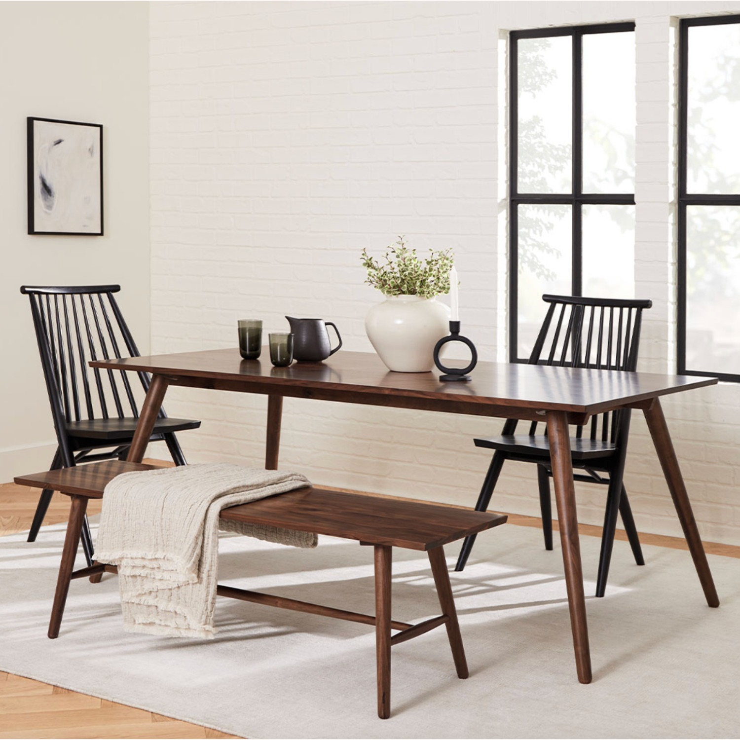 Article Seno Dining Table - Walnut - image-1