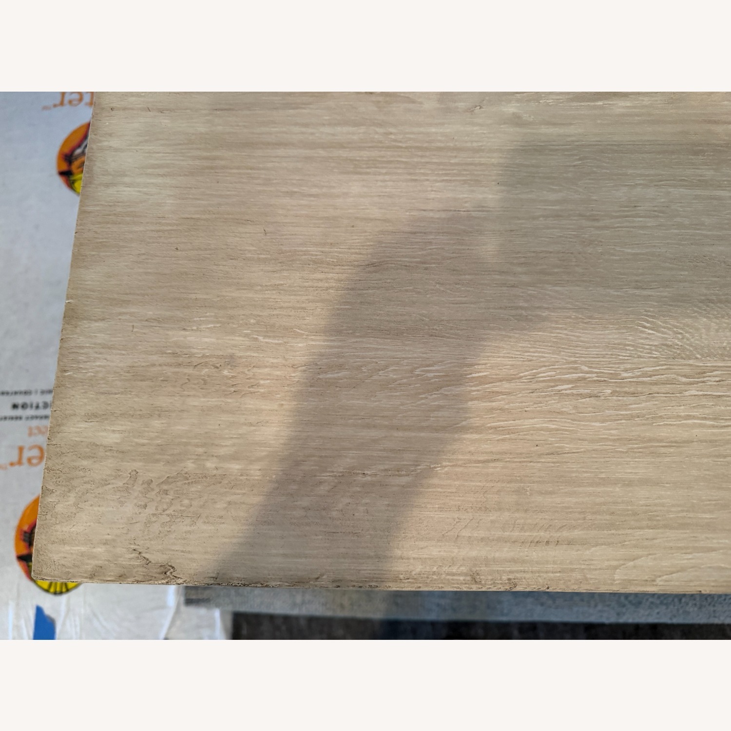 Reclaimed Wood Console Table with Modern Accents - image-3