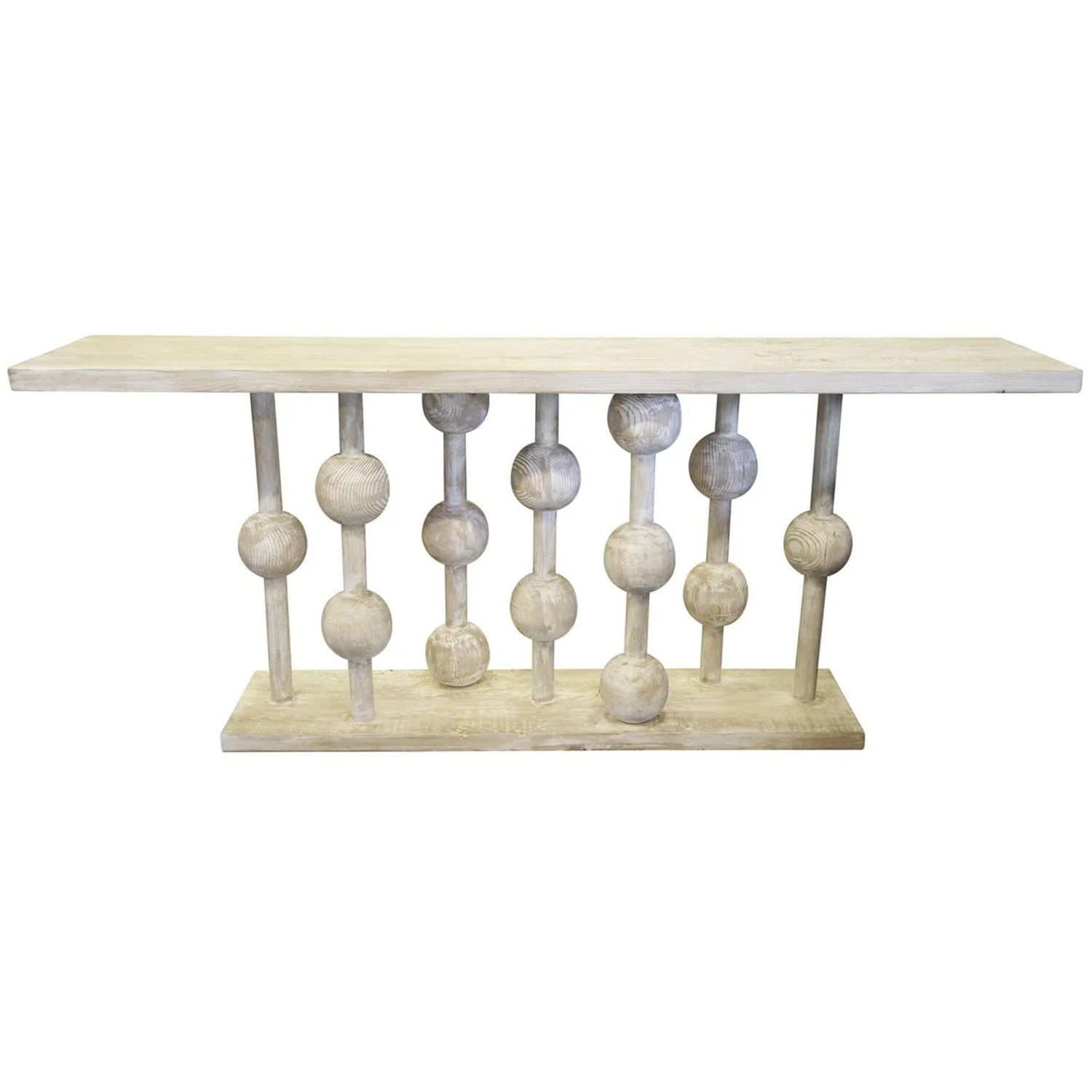 Reclaimed Wood Console Table with Modern Accents - image-5