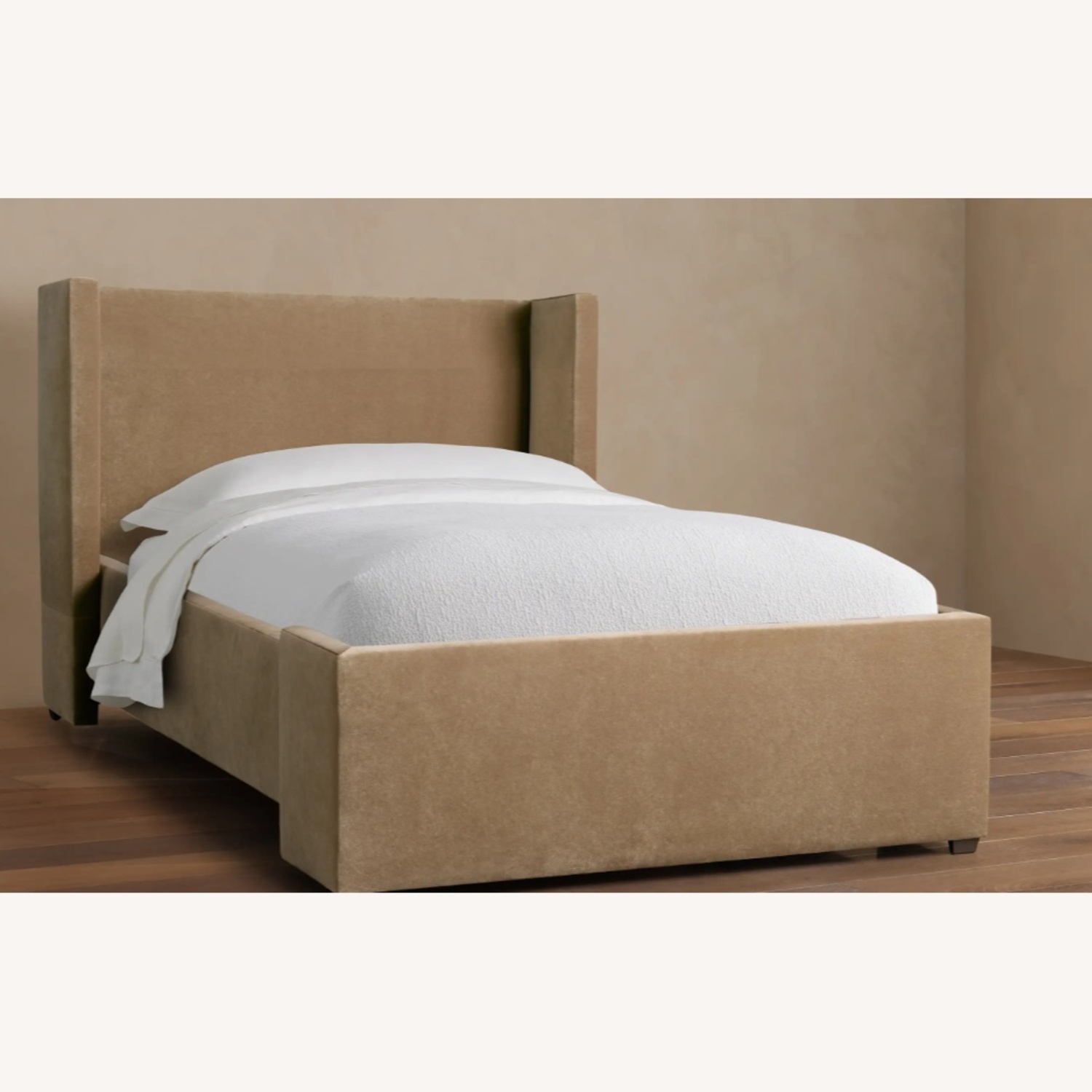 Arhaus Wyller Light Brown Fabric King Bed - image-4