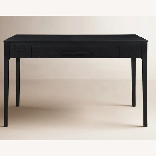 Used Joss & Main Black Wood Godina Desk for sale on AptDeco