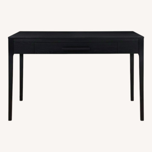 Used Joss & Main Black Wood Godina Desk for sale on AptDeco