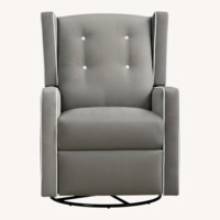 Baby Relax Dark Gray Fabric Nursing Chair