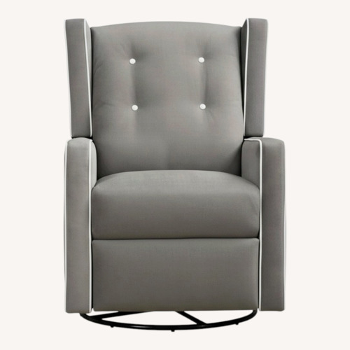Used Baby Relax Dark Gray Fabric Nursing Chair for sale on AptDeco