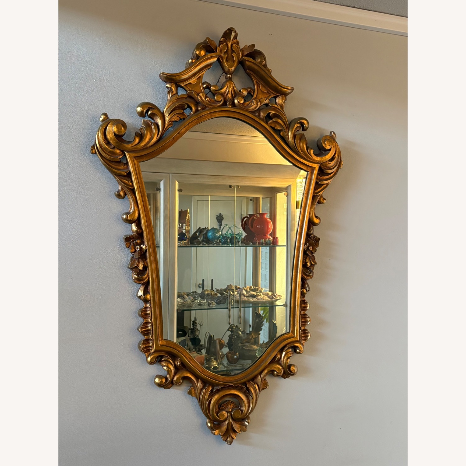 Vintage/Antique Finds Gilt Wood Mirror - image-3