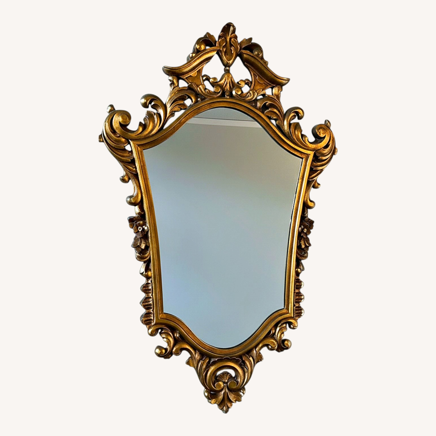 Vintage/Antique Finds Gilt Wood Mirror - image-0