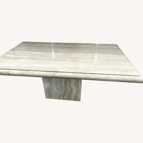 Used Vintage/Antique Natural Stone Dining Table for sale on AptDeco
