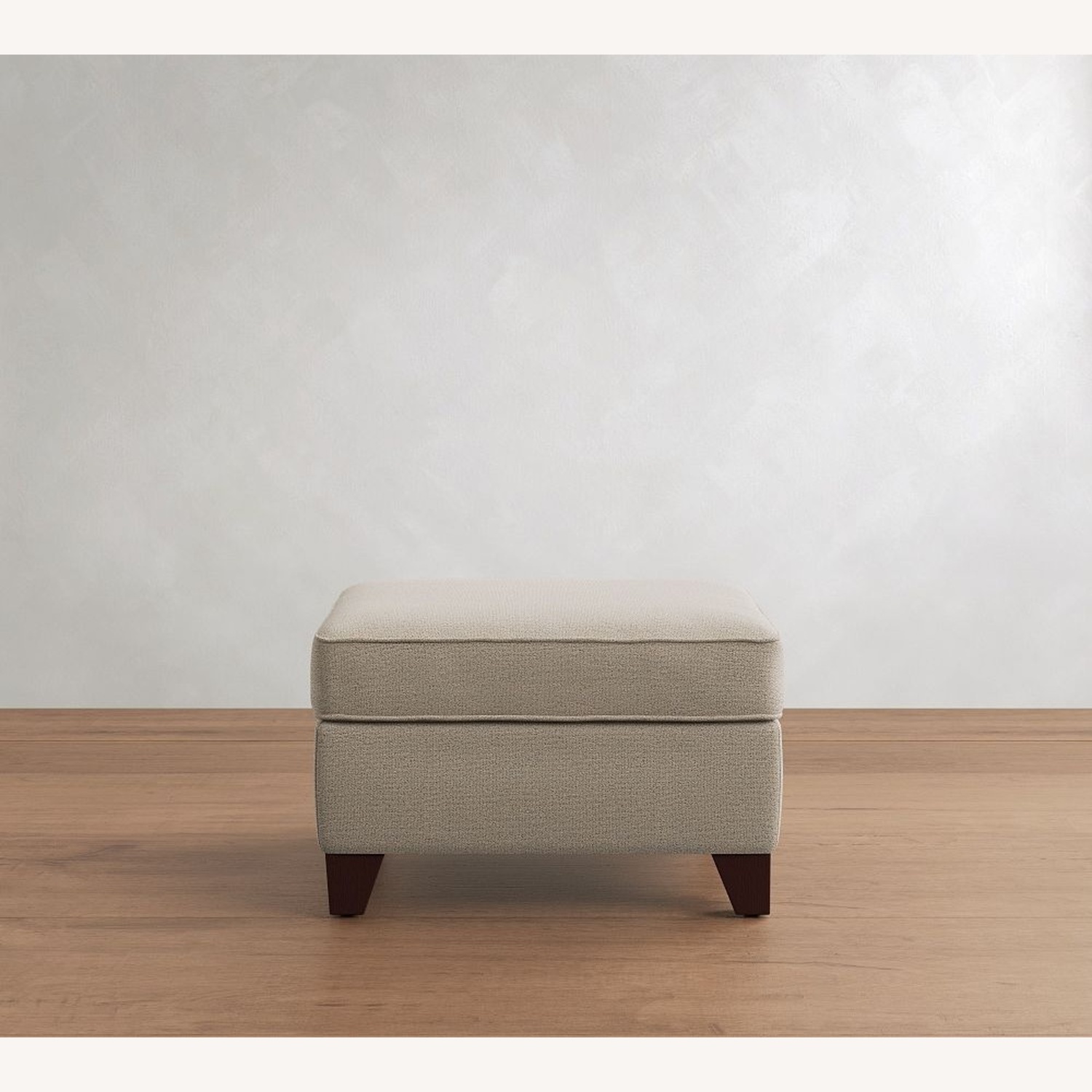 Pottery Barn Storage Ottoman Gray Fabric - image-6