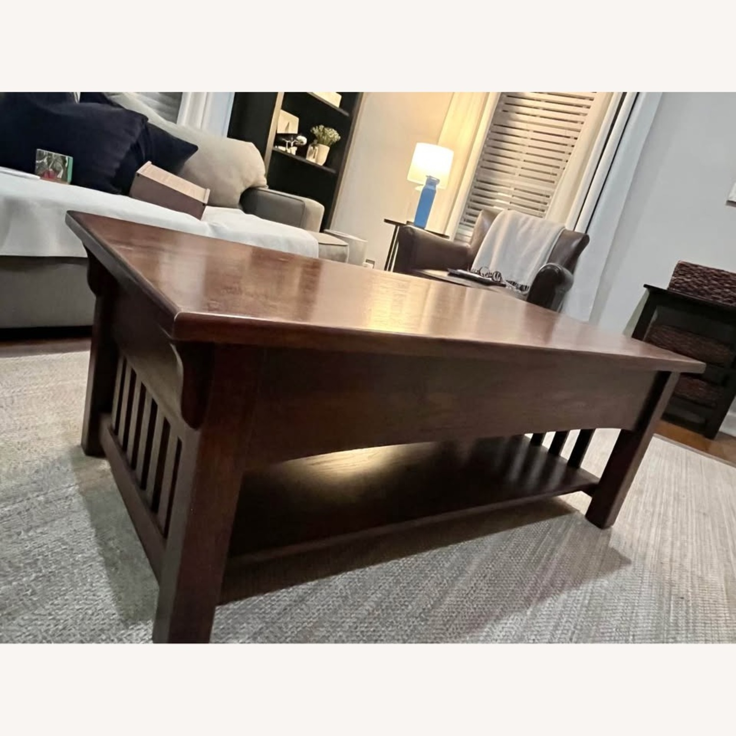 Solid Wood Coffee Table - image-2