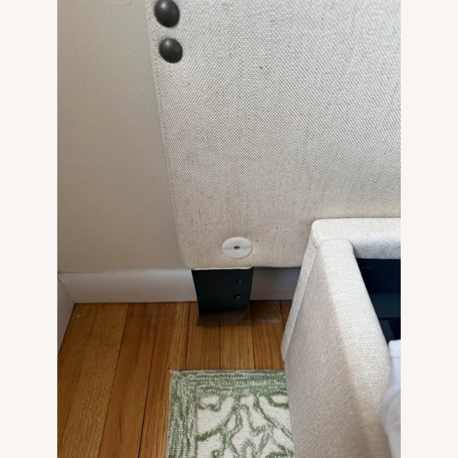 Pottery Barn Natural Linen Headboard - image-3