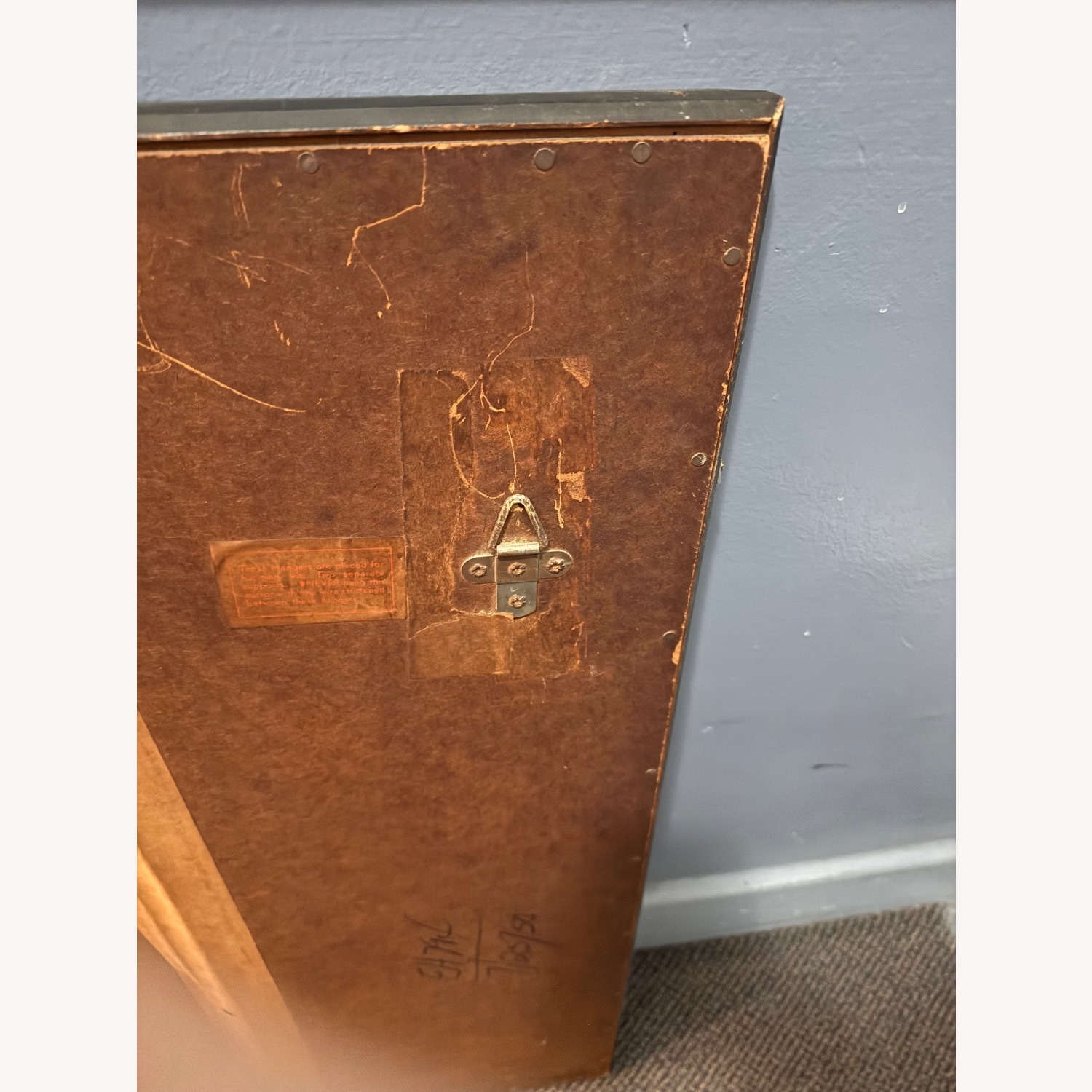 Large Vintage/Antique Etched Wall Mirror - image-15