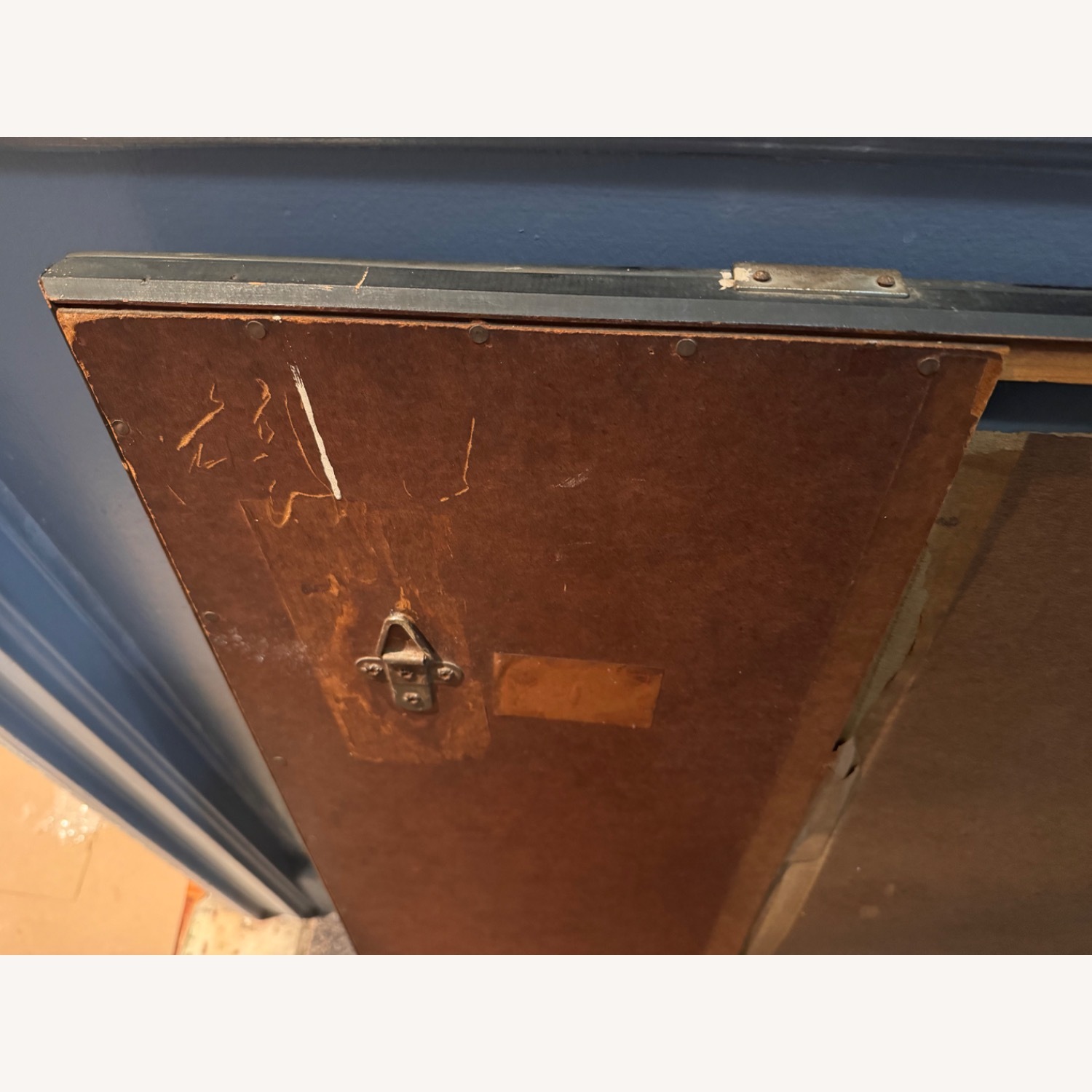 Large Vintage/Antique Etched Wall Mirror - image-16